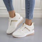 Loren | Cushioned Wedge Sneakers