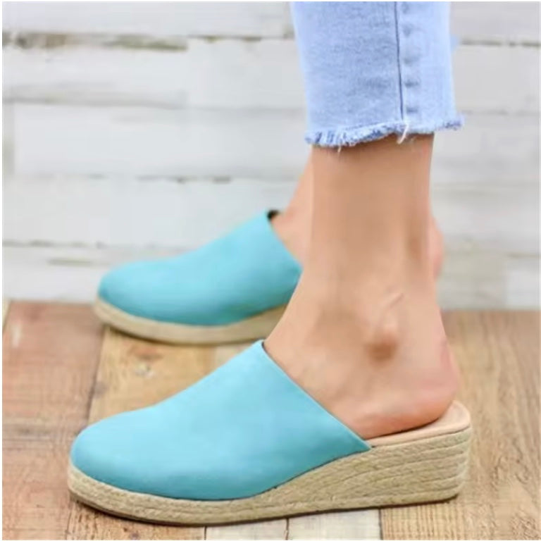 Becky | Orthopedic Wedge Mule Sandals